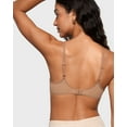 thumbnail image 6 of Women's Cosnufy Sheer Balconette Bra Demi Unlined Plunge Mesh See Through Sexy Bras Underwire, 6 of 7