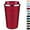 Red, variant on Insulated Coffee Tumbler 12 oz, Stainless Steel Coffee Mug with Lids, Travel Coffee Mug Leak Proof, Double Wall Vacuum Insulated Reusable Coffee Cup, Keep Drinks Hot and Cold (Red, 12 Ounces)