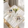 thumbnail image 5 of Spring Pig Placemats Set of 6, Butterfly Botanical Floral Rustic Placemats for Dining Table, Place Mats for Kitchen Tabletop, Waterproof Wipeable Dining Table Mats Set, 5 of 9
