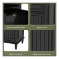 thumbnail image 5 of GDF Studio 24" Bathroom Vanity with Sink, Open-Back for Plumbing, Cabinet with Drawers and Adjustable Shelf, Black, 5 of 8