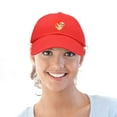 thumbnail image 5 of DALIX Heart Cute Sloth Hat Womens Embroidered Baseball Cap in Red, 5 of 6