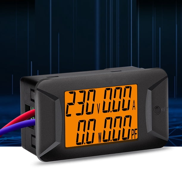 Voltímetro práctico medidor de factor de potencia duradero y estable para bricolaje electrónico para inversores fotovoltaicos para gabinetes de distribución de energía ANGGREK Otros