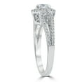 thumbnail image 2 of Pompeii 5/8CT Diamond Vintage Halo Engagement Ring 14K White Gold (H/I,I2), 2 of 4