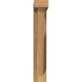thumbnail image 2 of Ekena Millwork 4"W x 16"D x 24"H Traditional Block Rough Sawn Bracket w/ Offset Brace, Western Red Cedar, 2 of 25