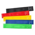 thumbnail image 3 of Resistance Exercise Loop Bands Set with Instruction Guide and Carry Bag - Set of 5 Fitness Elastic Bands for Working Out, Exercise,Gym,Training, 3 of 8