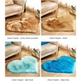 thumbnail image 4 of Heart Shaped Rug - Yellow, 20x16 Inch, Fluffy Faux Fur, Soft and Cozy, Machine Washable, for Bedroom, Dorm, Luxury Room Decor, 4 of 5