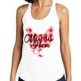 thumbnail image 2 of Mama Hen Tank Top Fitted Racerback Women's X-Small Heather Grey, 2 of 5