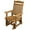 1 Seat-Light Brown, variant on HIPS Patio Glider Two-Seat with Cup Holders, Durable HIPS Material, All-Weather Resistant, High Backrest and Deep Contoured Seat, Heavy Duty 900 lb, for Outdoor, Porch, Patio (Vanta Black)
