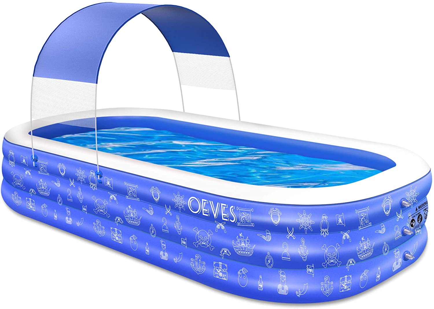 受賞店舗】 BESTOYARD 94 X 55 22 Inflatable Swimming Pool for Kids and Adults  Kiddie