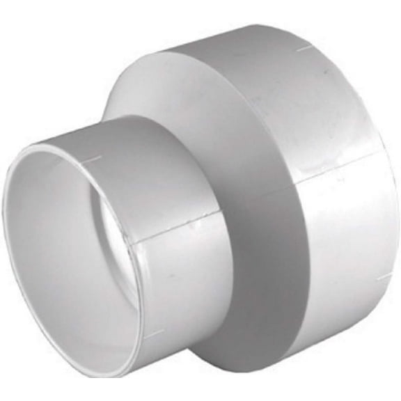 Charlotte Pipe Schedule 30 3 in. Hub x 1-1/2 in. Dia. Hub PVC Reducing Coupling