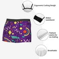 thumbnail image 6 of Kll Retro 80s Style Men'S Cotton Boxer Briefs Underwear-Small, 6 of 9