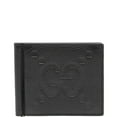 thumbnail image 1 of Pre-Owned Gucci Jumbo GG Bifold Wallet with Money Clip 739477 Black Leather Women's... (Good), 1 of 8