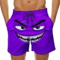 thumbnail image 1 of Men's Humor Pattern Elastic Waist Casual Shorts Quick Dry Swim Trunks for Pool Party Beach Day, 1 of 5