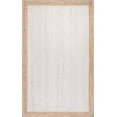 thumbnail image 2 of nuLOOM Eleonora Hand Woven Jute Area Rug, 3' x 5', White, 2 of 4
