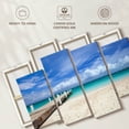 thumbnail image 6 of Elephant Stock Providenciales Island Beach Wall Art - Horizontal Multi Panel Canvas - Living Room Wall Decor - Beach Multi Panel - Beige And Blue Decor - 84" x 54", 6 of 8