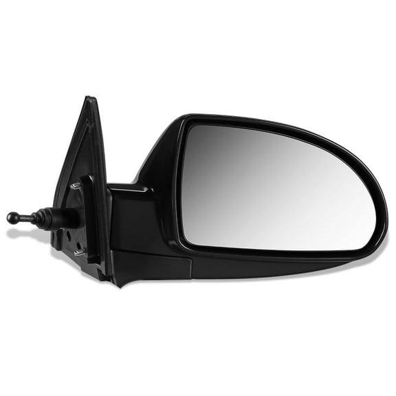 DNA Motoring OE Style Manual Right Side Door Mirror Compatible with 2007-2010 Hyundai Elantra