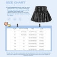 thumbnail image 7 of Haitryli Kids Baby Girls Sequin Pleated Skirts Cheer Dance Sparkly Mini Skater Skorts Black 12-18 Months, 7 of 7