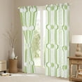 thumbnail image 3 of Manfei Geometric Honeycomb Black Out Curtains for Female Men,Abstract Stripes Curtains Pack of 2 (42x63 Each),Vintage Aesthetic Bedroom Curtains,Microfiber Bedroom Decor, 3 of 6