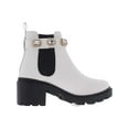 thumbnail image 3 of Steve Madden Womens Amulet Leather Block Heel Chelsea Boots, 3 of 4