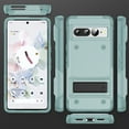 thumbnail image 6 of SaniMore for Google Pixel 7 Pro Case, Military Grade Shockproof Cover Heavy Duty Hybrid Soft TPU+Hard PC Case Non-Slip Gripping Case with Hidden Kickstand fits for Google Pixel 7 Pro, Mint, 6 of 8