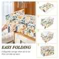 thumbnail image 2 of Yayeee Collapsible Cube Storage Bin with Lid Fabric Closet Decorative Basket with Handles, Whimsical Leaves, 2 of 7