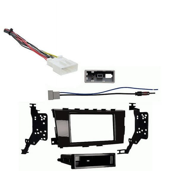 Fits Nissan Altima Sedan 2013-2014 Single DIN Harness Radio Install Dash Kit