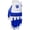 Blue, variant on USG Golf Glove | Junior | One Size Fits Most | Leather + Synthetic | Hydrolyte Microfiber Synthetic Technology (Blue, Left)