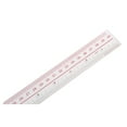 thumbnail image 4 of 40cm 16 Inches Length Measure Clear Plastic Straight Edge Ruler,1 x Straight Ruler,Clear, 4 of 5