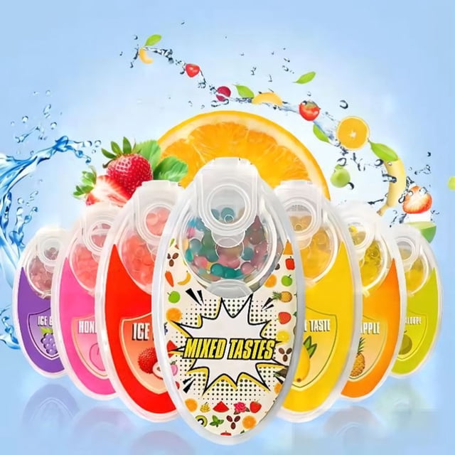 Gwong hogar 2 PCS Beads con sabor anti-oDor fácil de transportar Natural Extraction Mint Fabor de fruta Explosión Pops Smoker Accesorios Gwong 21098718