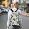 thumbnail image 7 of FORMRS Mini Backpack Purse for Women Travel Daypack Casual Shoulder Bag, Light Floral Pattern, 7 of 7