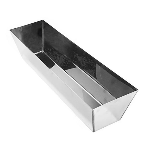 Drywall Pans Mud, 14” 16'' Stainless Steel Watertight Reinforced Mud Pans, Tapered Sides, Drywall Tool Tray Bucket