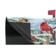 thumbnail image 4 of Ryvnso Mailbox Cover Cardinals Fir Berry Winter Magnetic Mailbox Wrap Standard Size 21x18 Inch, 4 of 8