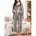 thumbnail image 3 of Loritta Robes for Women Soft Plush Bathrobe Womens Fleece Fuzzy Robes Ladies Bathrobes for Winter, 3 of 6