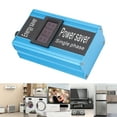 thumbnail image 4 of Power Saver, US 90-250V Electricity Energy Saver Digital Leakage Protection Easy To Use 100KW  For Shop Blue, 4 of 8