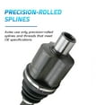 thumbnail image 5 of Bode-man Pair Front Left and Right CV Axle Drive Shaft for AWD 1997-2002 Chevy Astro/GMC Safari AWD ONLY, 5 of 7
