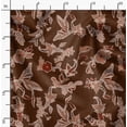 thumbnail image 5 of Soimoi Brown Fabric - By the Yard - 56 Inch Wide - Florals Print Fabric - Elegant and Timeless Patterns for Fashion and Home Decor Printed Fabric, 5 of 6