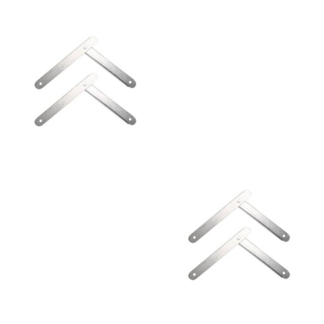 kurtrusly Folding Step Ladder Hinge Attachment Stepladders Replacement Kit Convenient and Sturdy White 34cm 2 pcs 2PCS