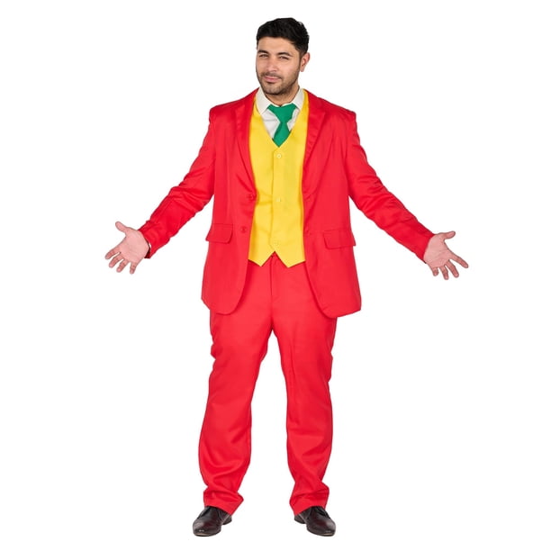 Disfraz de Orion, villano de circo, inspirado en el Joker, para adultos, XL