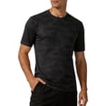 thumbnail image 2 of Camo Shirt for Men Summer Short Sleeve Crewneck Loose Casual T-Shirts Workout Tee Shirt, 2 of 5
