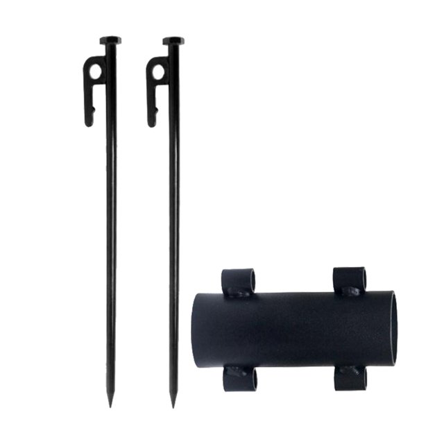 Camping Canopy Tent Rod Holder Toldo Poste Stand Tubo fijo portátil para acampar Estacas para tienda de campaña de 20 cm Sharpla sostenedor del poste del dosel