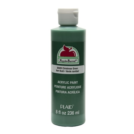 Apple Barrel Christmas Green Acrylic Paint, 8 Fl. (Best Paper To Use For Acrylic Paint)