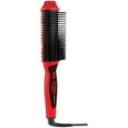 thumbnail image 3 of Vivitar Ceramic Hair Curling/Straightening Brush, Red, 3 of 4