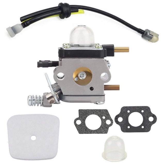 For Mantis Tiller Performance Upgrade with Complete Carburetor and Fuel Lines