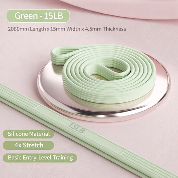 Liquid Silicone Resistance Bands High Elastic Workout Bands for Yoga Fitness Training