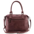 thumbnail image 3 of Wrangler Doctor Bag for Women Satchel Handbags, Jet Wine Dark Red, 3 of 7
