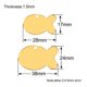 thumbnail image 3 of 100PCS Personalized Pet ID Tag Fish Shape Stainless Steel Blank Engraved Pendant Accessories Key Ring Gift ShopWise Round, 3 of 12