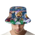 thumbnail image 4 of Maple Sombrero bucket para adultos, gorra de protección solar, sombrero de pescador plegable para viajes al aire libre, pesca y actividades de verano, 4 of 6