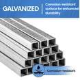 thumbnail image 2 of 10 Packs MEITE T-50 Staples for Staple Gun, 1/4 Inch Length Heavy Duty Staples, Galvanized, 20 Gauge 3/8 Inch Crown, 2 of 7