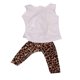 thumbnail image 1 of para muñeca americana de 18 pulgadas, ropa de muñeca de 18 pulgadas para regalos de cumpleaños de niña-chaleco y pantalones con estampado de Sunnimix Ropa de muñeca de 18 pulgadas, 1 of 8