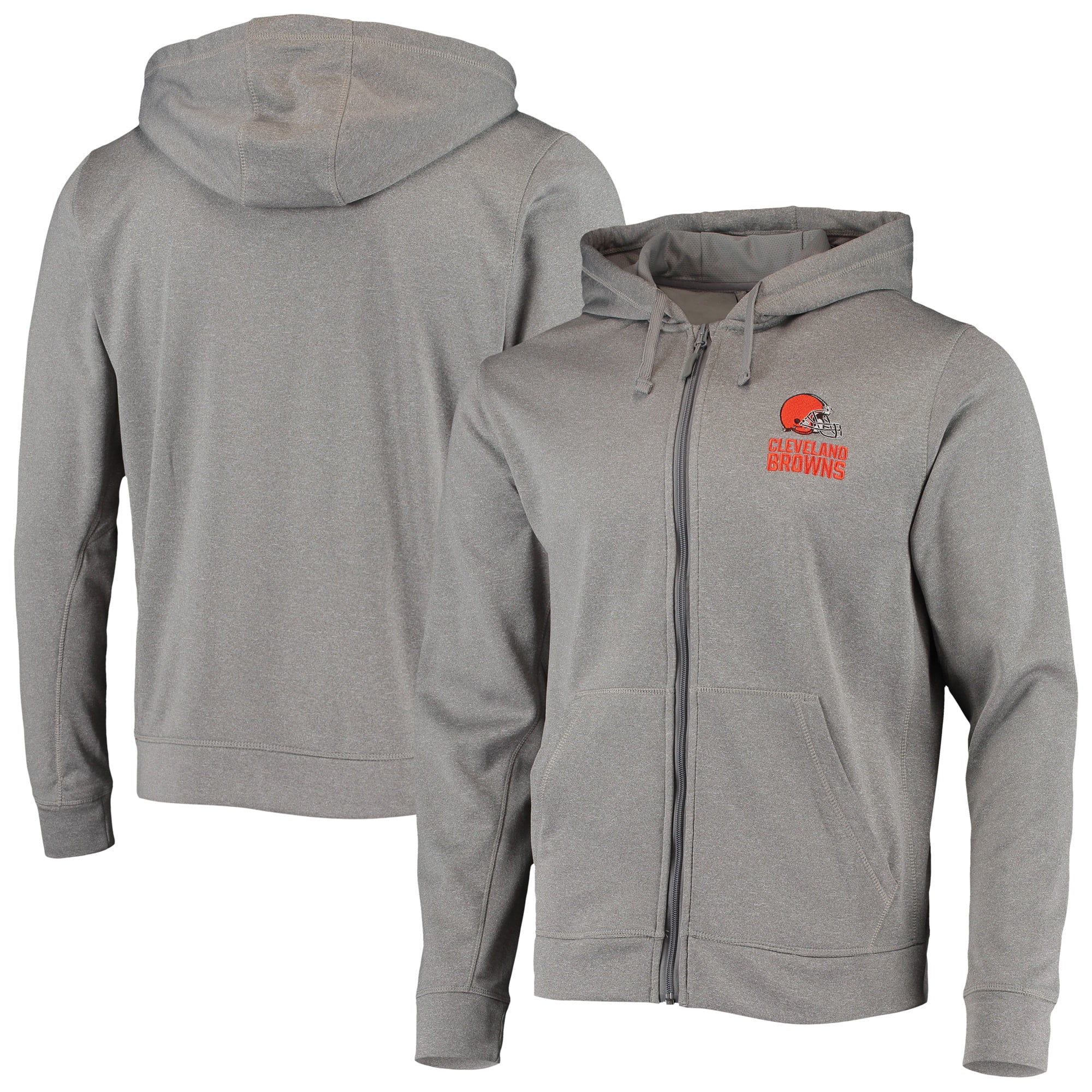 Men's Nike Heathered Gray Cleveland Browns Fan Gear Primary Logo 